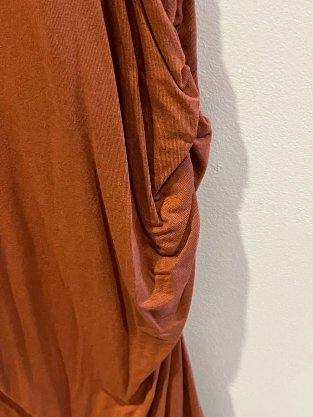 Women's Venus Brown Midi Ruched Sides Dress Size S